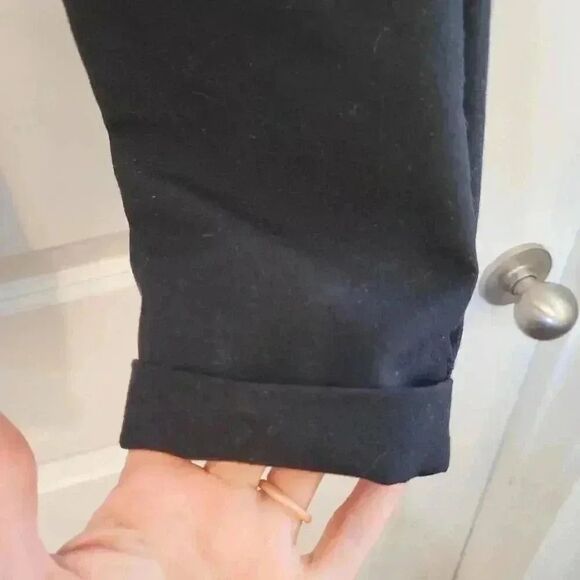 H&M Girl's Black Poly/Spandex Elastic Waistband Pants w Tie - Picture 9 of 9